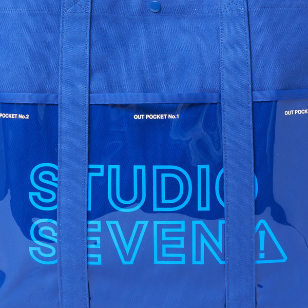 Canvas Combination Tote Bag 詳細画像 Blue 16