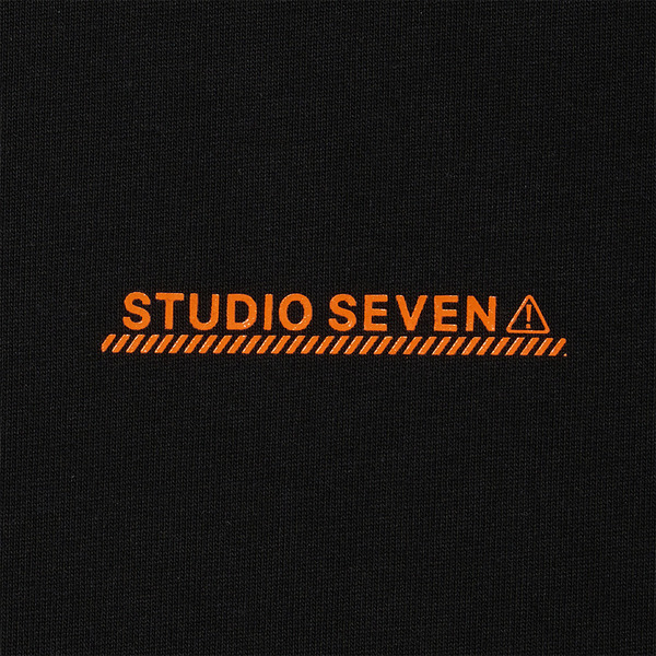 STUDIO SEVEN PACK T-Shirts | CAUTION LOGO 詳細画像 Black 15