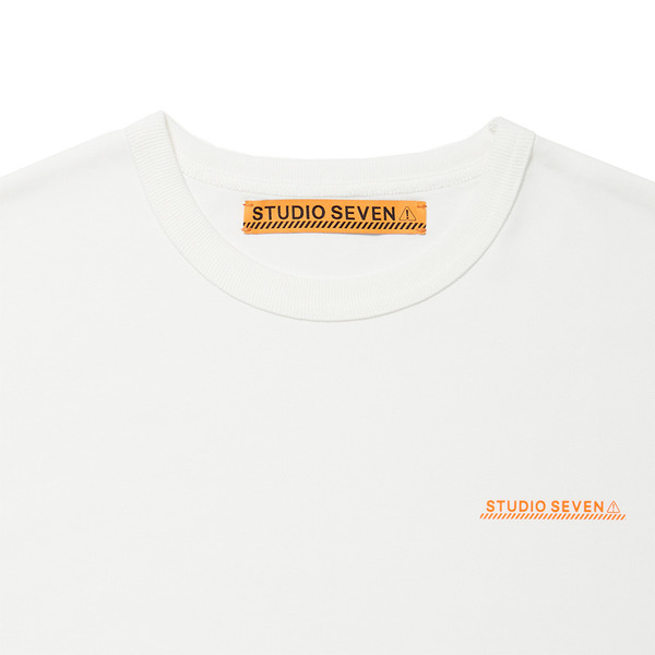 STUDIO SEVEN PACK T-Shirts | CAUTION LOGO 詳細画像 White 6