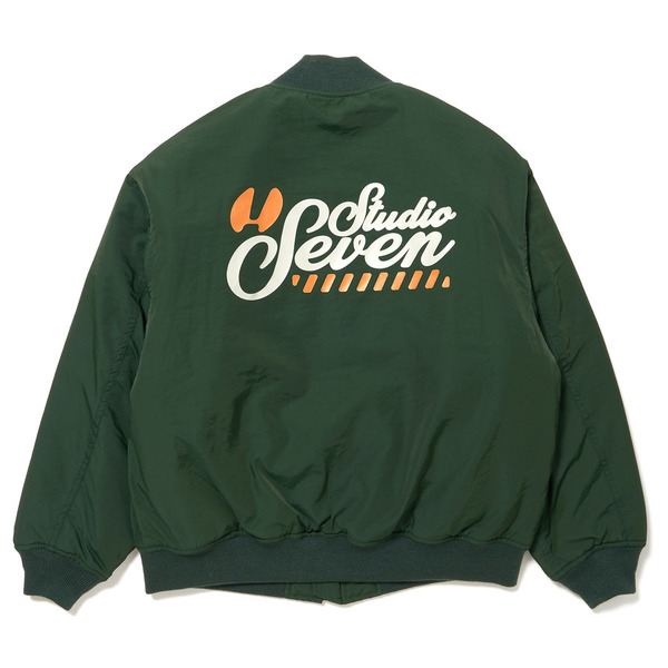 Filled Bomber Jacket 詳細画像 Green 6