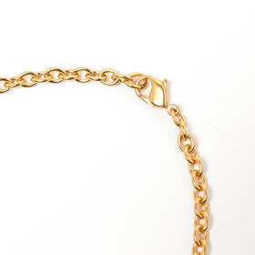 Caution Heart Necklace GLD 詳細画像