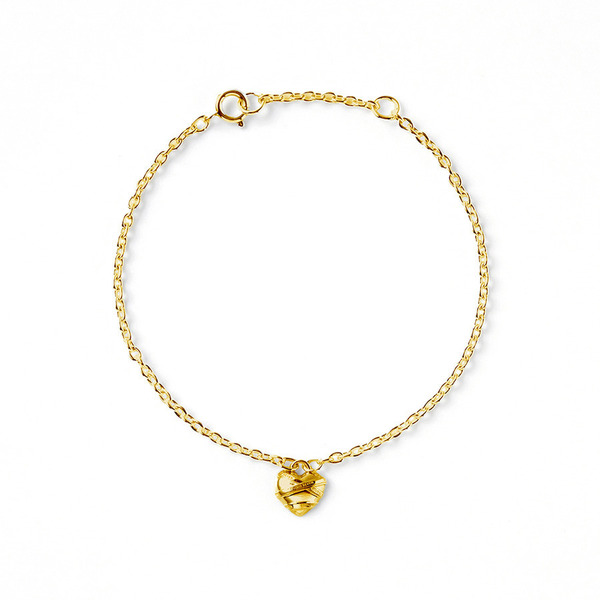 Caution Heart Bracelet GLD 詳細画像 Gold 1