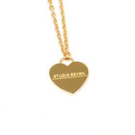 Plate Heart Necklace GLD 詳細画像