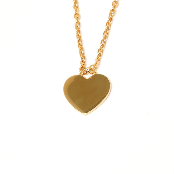 Plate Heart Necklace GLD 詳細画像 Gold 3