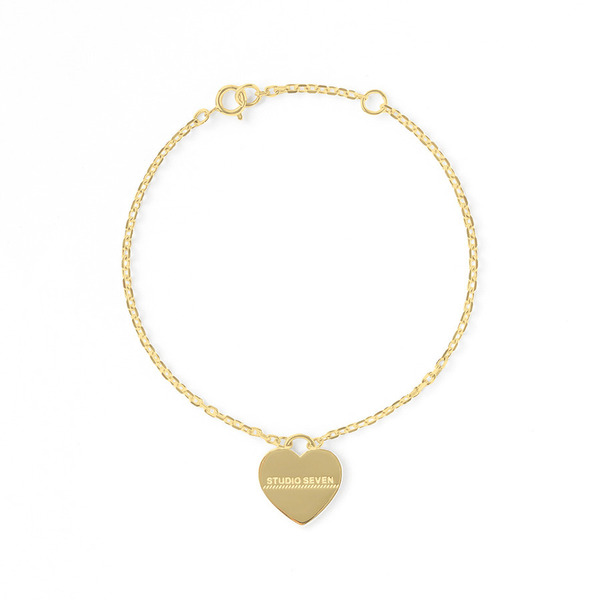 Plate Heart Bracelet GLD 詳細画像 Gold 1