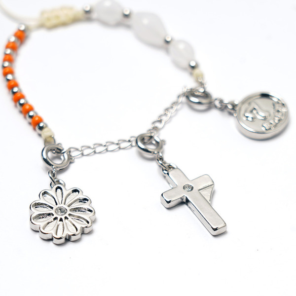 STUDIO SEVEN Charm Bracelet 詳細画像 White x Silver 1