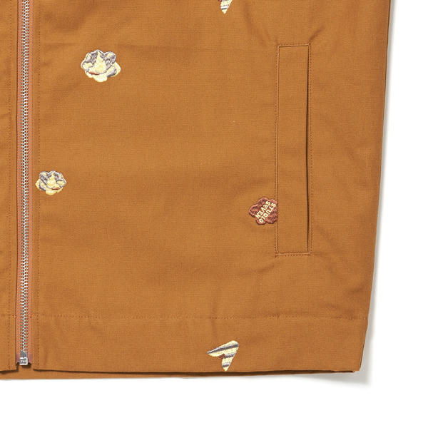 All Over Embroidery Blouson 詳細画像 Brown 6