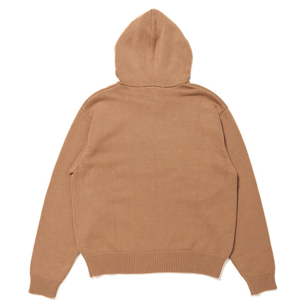 Logo Knit Hoodie 詳細画像 Beige 1