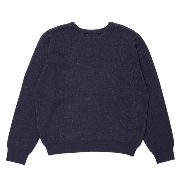 V Flower Crew Neck Knit 詳細画像 H.Grey 1