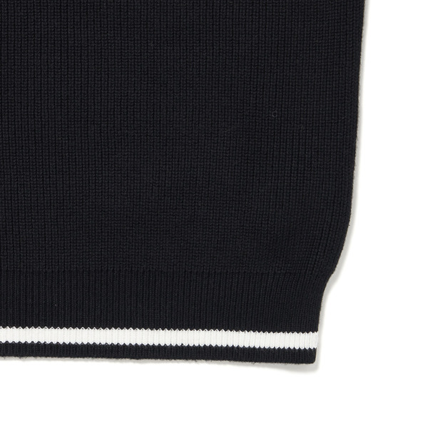 Half Zip Knit 詳細画像 Black 3