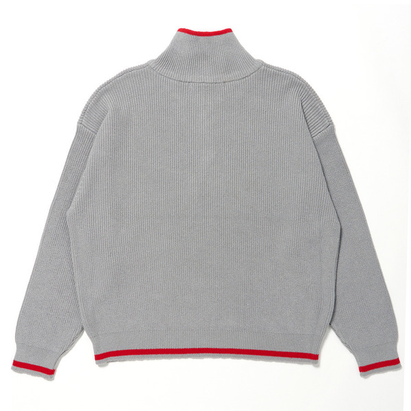 Half Zip Knit 詳細画像 Grey 5