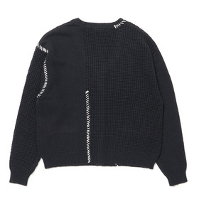 Stitch Docking Knit Cardigan 詳細画像