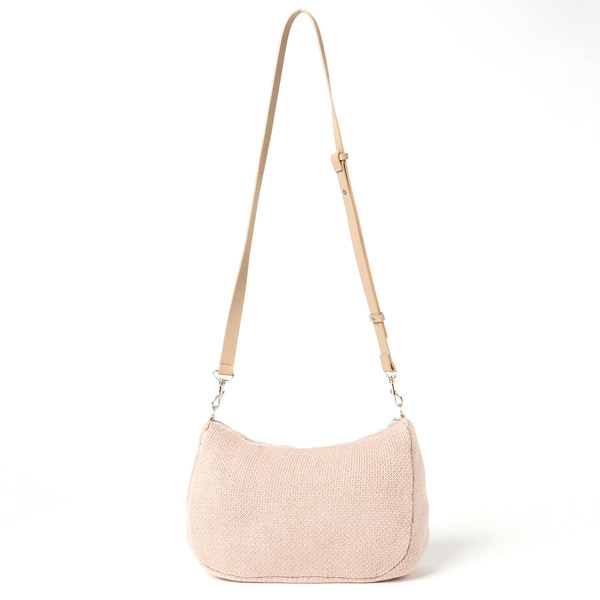 Big Flower Pattern Knit Bag 詳細画像 Pink Beige 4