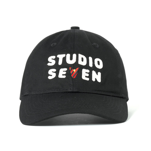 V Flower Logo Cap 詳細画像 Black 1