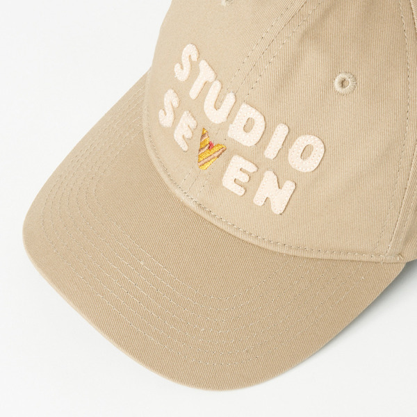 V Flower Logo Cap 詳細画像 Beige 2