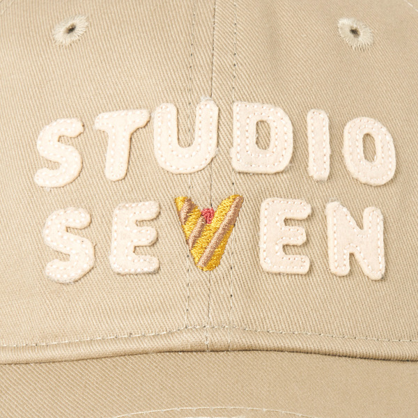 V Flower Logo Cap 詳細画像 Beige 8