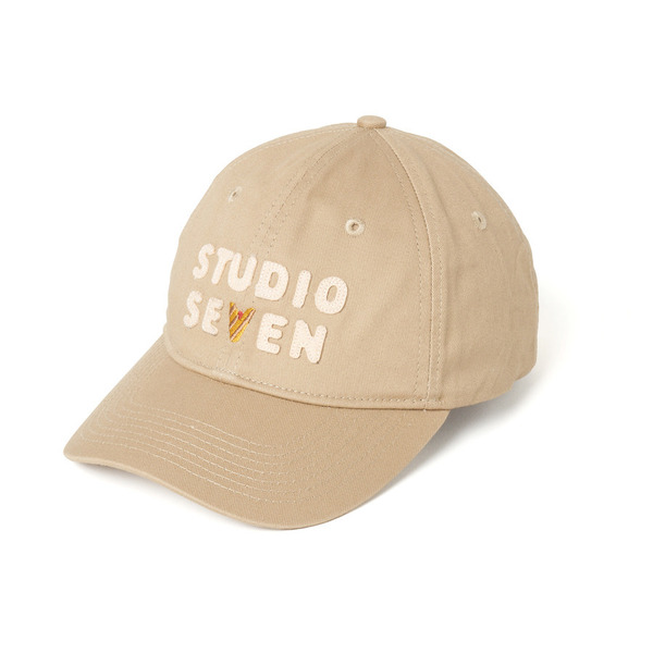 V Flower Logo Cap 詳細画像 Beige 1