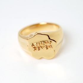 Flower Signet Ring GLD 詳細画像