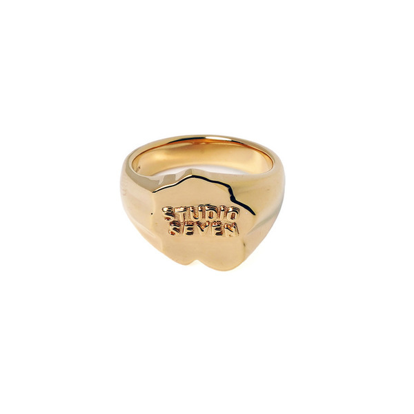 Flower Signet Ring GLD 詳細画像 Gold 1