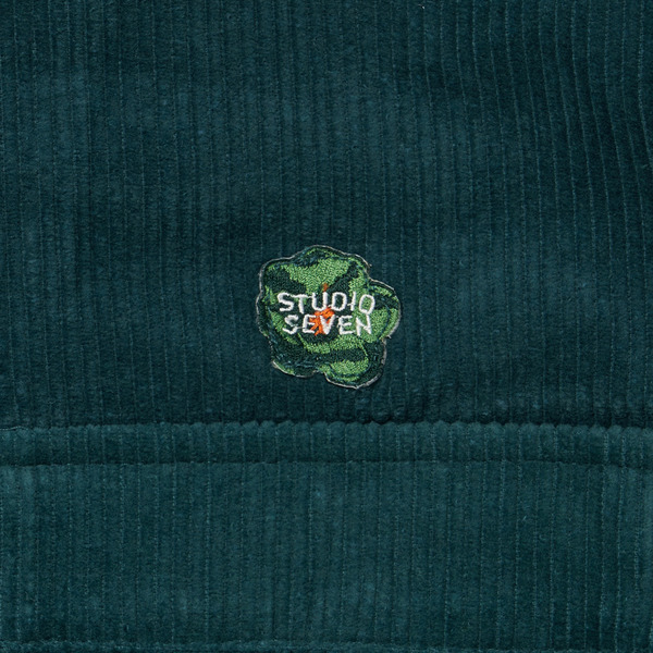 Corduroy Zip-up Shirt 詳細画像 Green 7