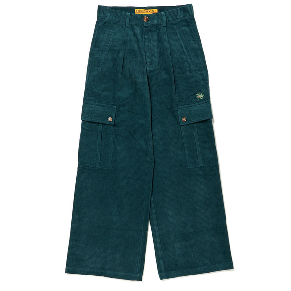 Corduroy Big Pocket Pants 詳細画像 Green 1