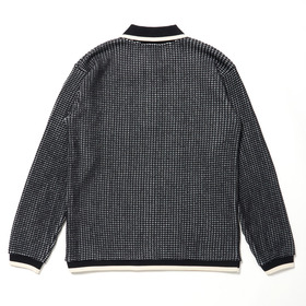 Waffle Knit Half Button Shirt 詳細画像