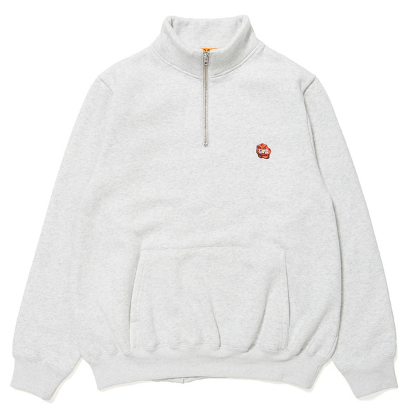 Half Zip Sweat Shirt 詳細画像 H.Grey 1