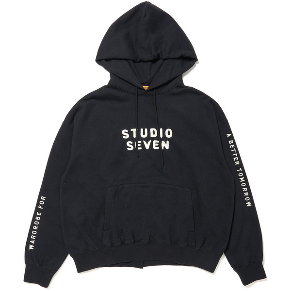 Message Logo Hoodie 詳細画像 Black 1