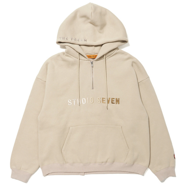 Round Silhouette Hoodie 詳細画像 Light Beige 1