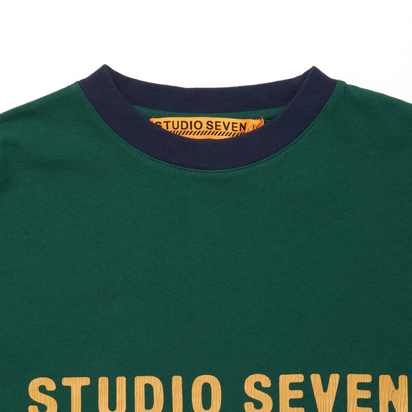 Ringer Logo Long Sleeve T-shirt 詳細画像 Green 3