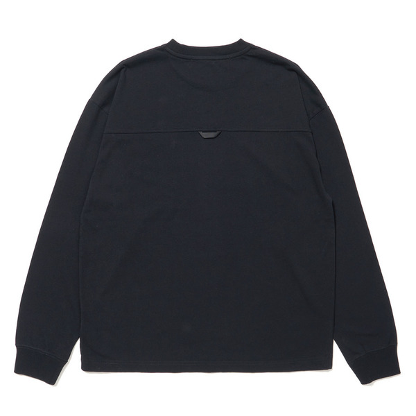 Fake Pocket Long Sleeve T-shirt 詳細画像 Black 1