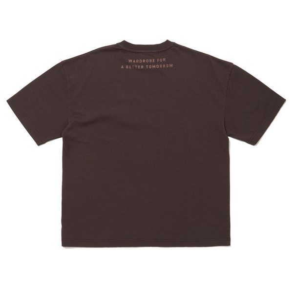 Puffed Logo Big T-shirt 詳細画像 Brown 1