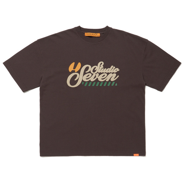 Puffed Logo Big T-shirt 詳細画像 Brown 1