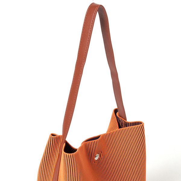 Knit Bucket Bag 詳細画像 Orange 4