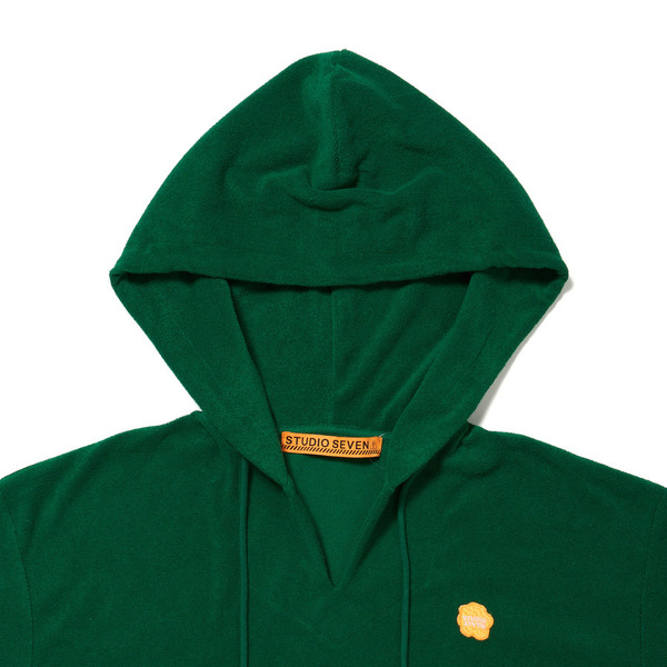 Pile Flower Point SS Hoodie 詳細画像 Green 10