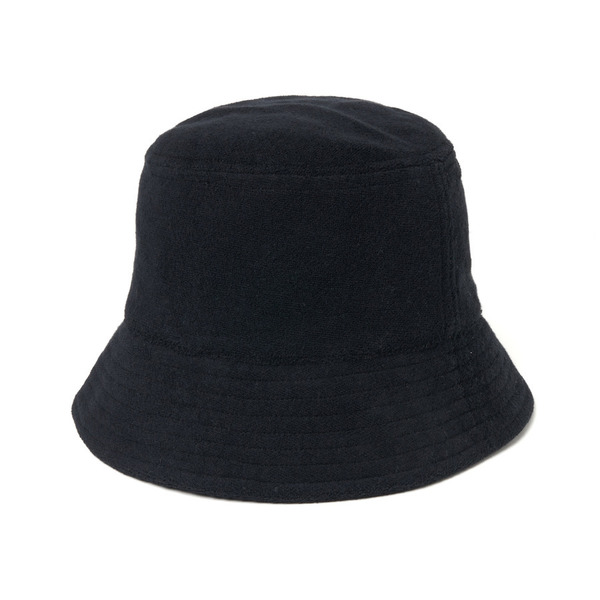 Pile Flower Point Bucket Hat 詳細画像 Black 5