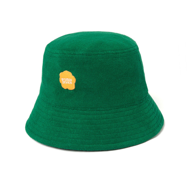 Pile Flower Point Bucket Hat 詳細画像 Green 1