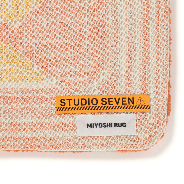 STUDIO SEVEN x MIYOSHI RUG Entrance Rug 7 Flower 詳細画像 Orange 2