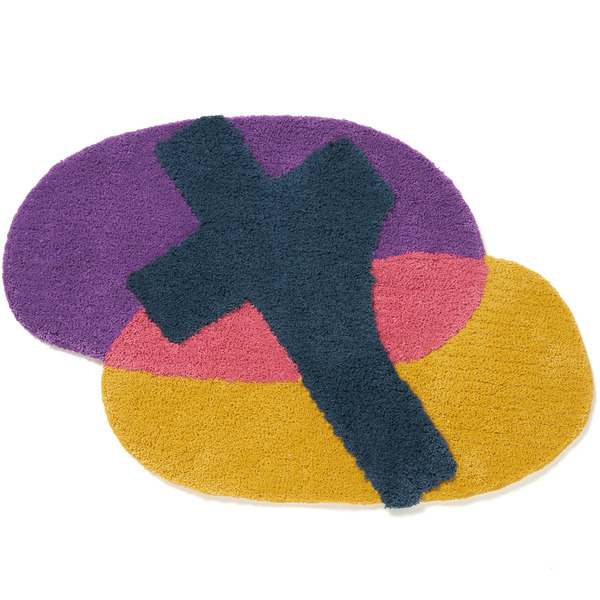 STUDIO SEVEN x MIYOSHI RUG Entrance Rug 7cross 詳細画像 Purple 1