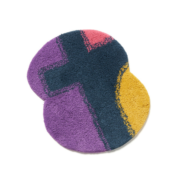 STUDIO SEVEN x MIYOSHI RUG Chair Rug 詳細画像 7cross(Purple) 1