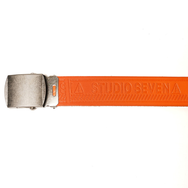 The 7th Day Leather Belt 詳細画像 Orange 3