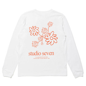 Handdrawing Flower LS Tee