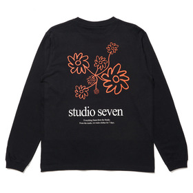 Handdrawing Flower LS Tee