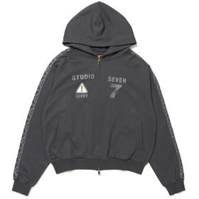 Emblem Zip Hoodie