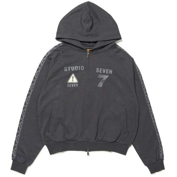 Emblem Zip Hoodie 詳細画像 C.Grey 1