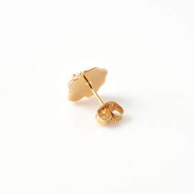 Flower Design Earrings GLD 詳細画像