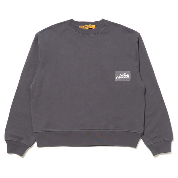 Corduroy Patch Sweat 詳細画像 Grey 1