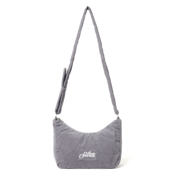 Corduroy Moon Bag 詳細画像 Grey 1