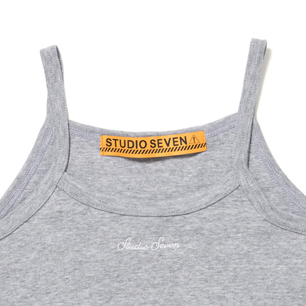 Logo Embroidery Camisole 詳細画像 Grey 6