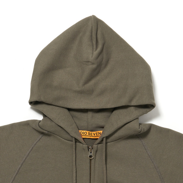 Logo Embroidery Zip Hoodie  詳細画像 Grey 1